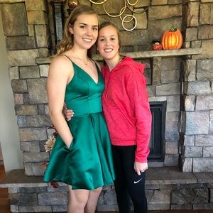 Green Homecoming Dress